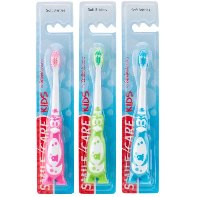 SmileCare™ Toddler Penguin Toothbrushes