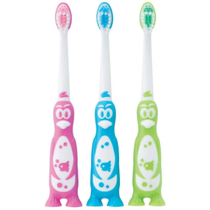 SmileCare™ Toddler Penguin Toothbrushes