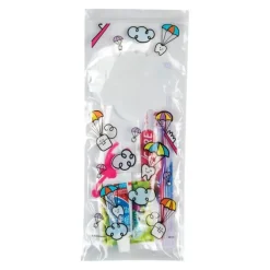 SmileCare™ Youth Dental Paratrooper Premium Zippered Bag Dental Kits with Flossers