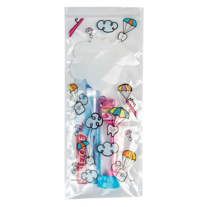 SmileCare™ Youth Dental Paratrooper Basic Zippered Bag Dental Kits