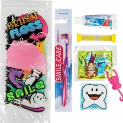 SmileCare™ Youth Grafitti Premium Zippered Bag Dental Kits
