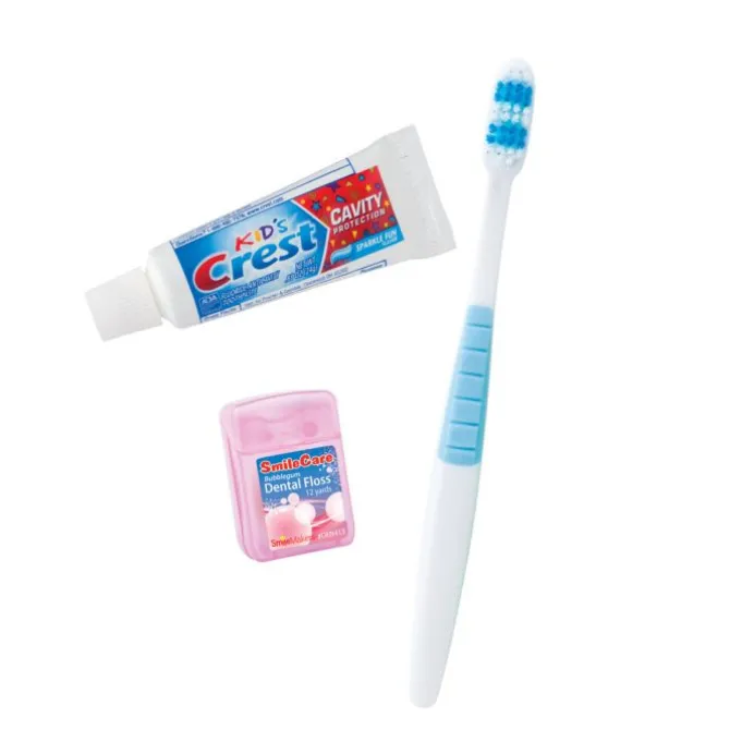 SmileCare™ Youth Paper Bag Dental Kits