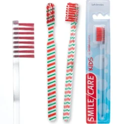 SmileCare™ Youth Scatter Candy Cane Toothbrushes