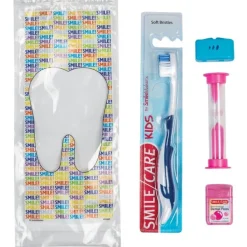 SmileCare™ Youth Smile! Basic Zippered Bag Dental Kits