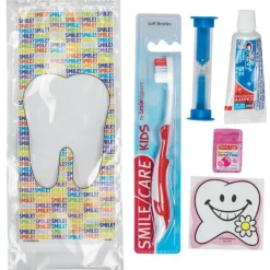 SmileCare™ Youth Smile! Premium Zippered Bag Dental Kits