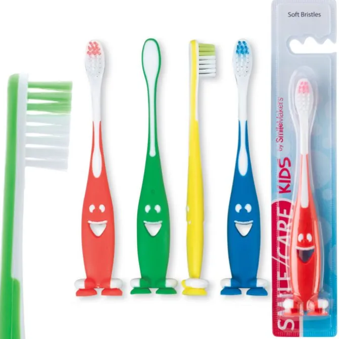 SmileCare™ Youth Smiley Suction Toothbrushes