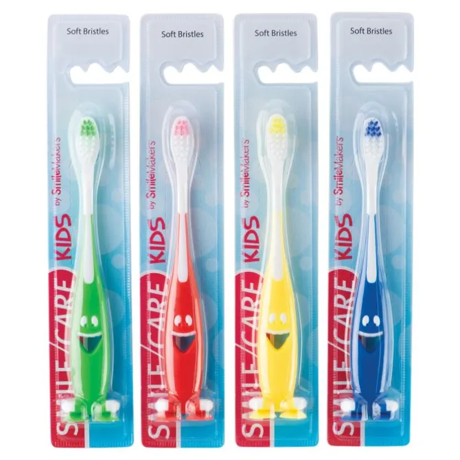 SmileCare™ Youth Smiley Suction Toothbrushes
