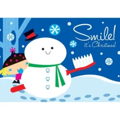 Smile! It's Christmas Greeting Cards with Personalized Envelopes