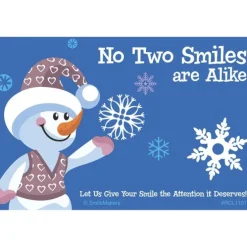 Smile Snowflake Recall Cards
