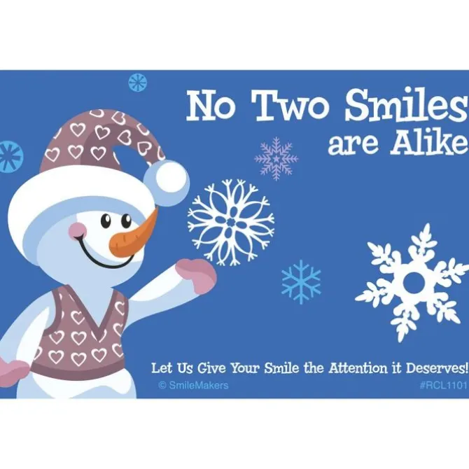 Smile Snowflake Recall Cards
