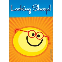 Smiley Guy With Glasses Recall Cards