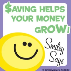Smiley Says Save Sticker Assortment