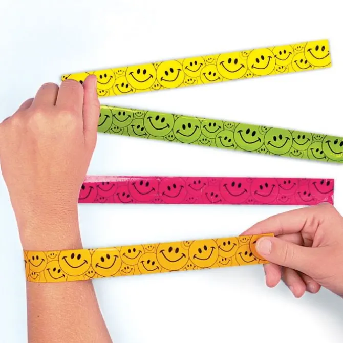 Smiley Slap Bracelets