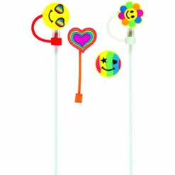 Smiley Straw Cover Assortment