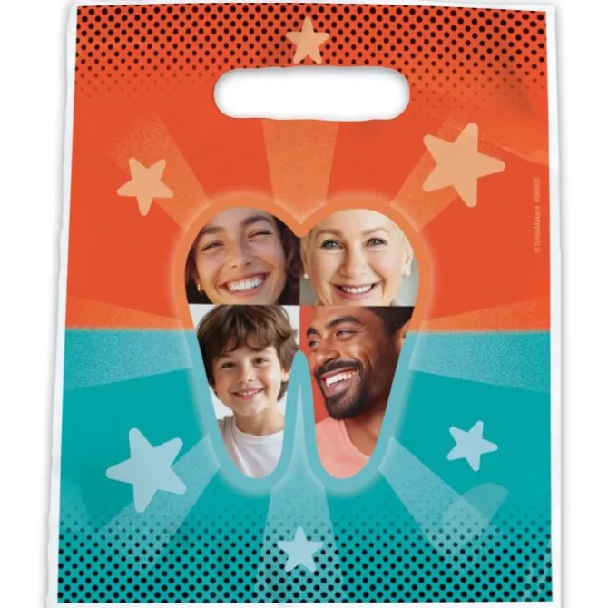 Smiling Faces Take Home Bags