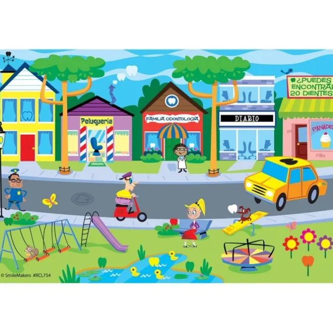 Spanish Find Teeth Scene Recall Cards