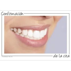 Spanish Smile Appointment Confirmation Recall Cards