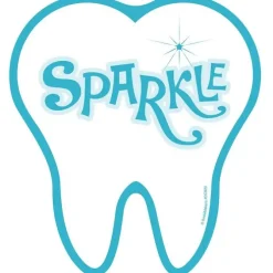 Sparkle Tooth Wall Decal