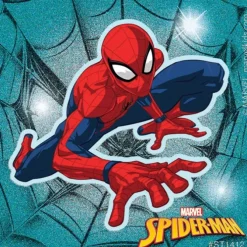 Spider-Man Glitter Stickers