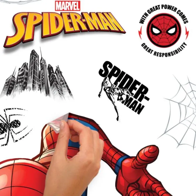 Spider-Man Peel & Stick Growth Chart W