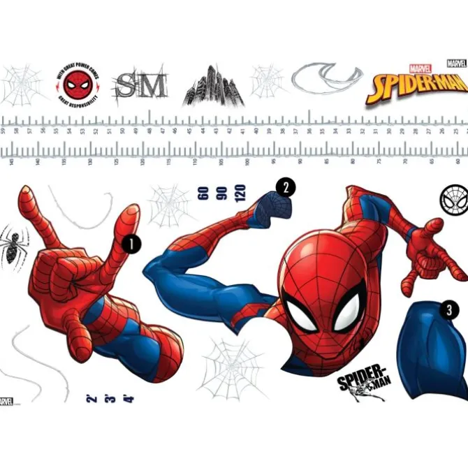 Spider-Man Peel & Stick Growth Chart W