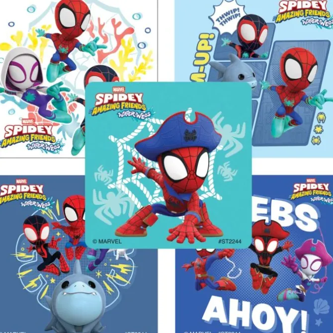 Spidey & His Amazing Friends Water Webs Stickers