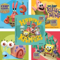 SpongeBob Kamp Koral Stickers