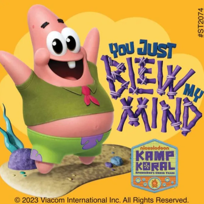 SpongeBob Kamp Koral Stickers