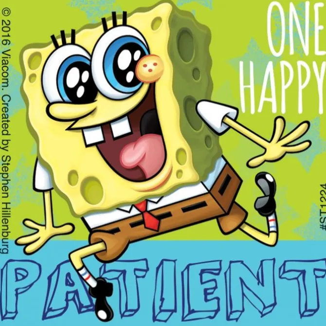 SpongeBob SquarePants Patient Stickers