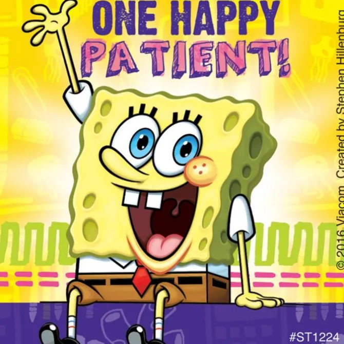 SpongeBob SquarePants Patient Stickers