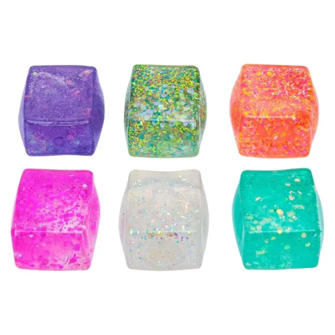 Squishy Glitter Ice Cubes