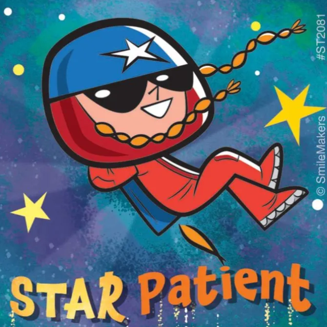 Star Patient Space Stickers