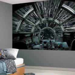 Star Wars Millennium Falcon Wall Mural