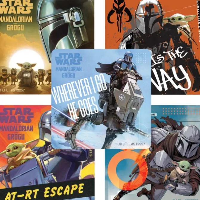 Star Wars: The Mandalorian & Grogu Movie Stickers