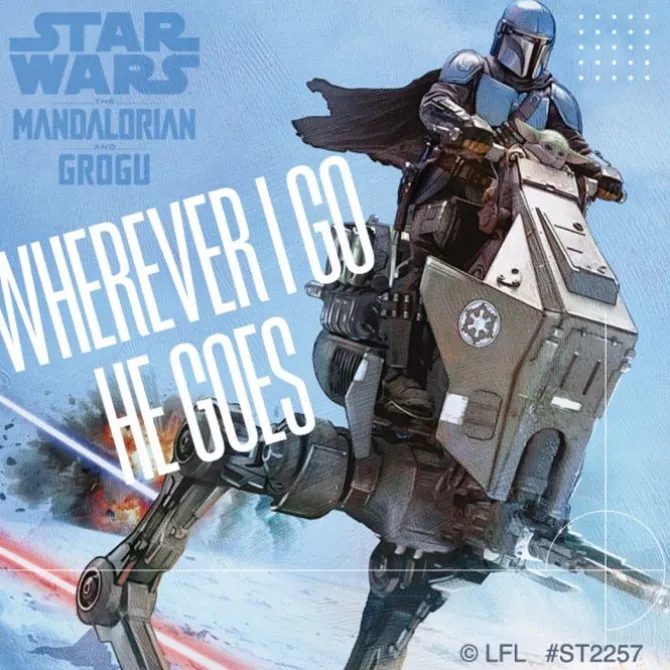 Star Wars: The Mandalorian & Grogu Movie Stickers