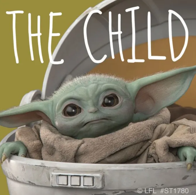 Star Wars The Mandalorian: The Child Stickers