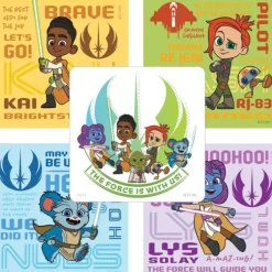 Star Wars Young Jedi Stickers