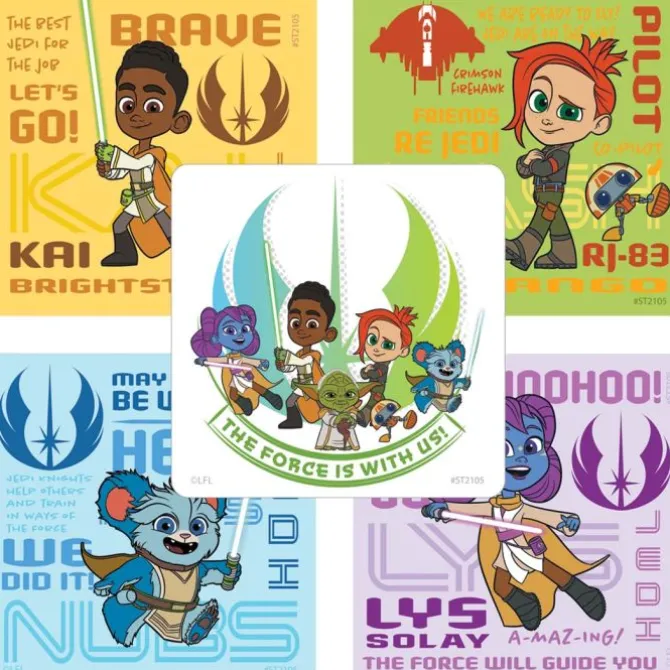 Star Wars Young Jedi Stickers