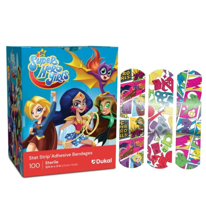 Stat Strip® DC Super Hero Girls Bandages - Case