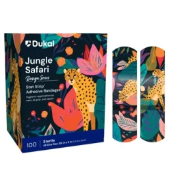 Stat Strip® Safari Print Bandages - Case