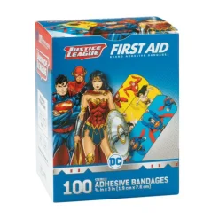 Stat Strip® Wonder Woman, Superman, & The Flash Bandages - Case