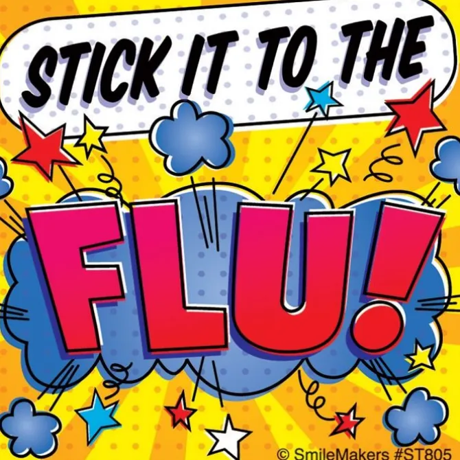 Stick it to the Flu Stickers