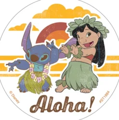 Stitch Aloha Stickers