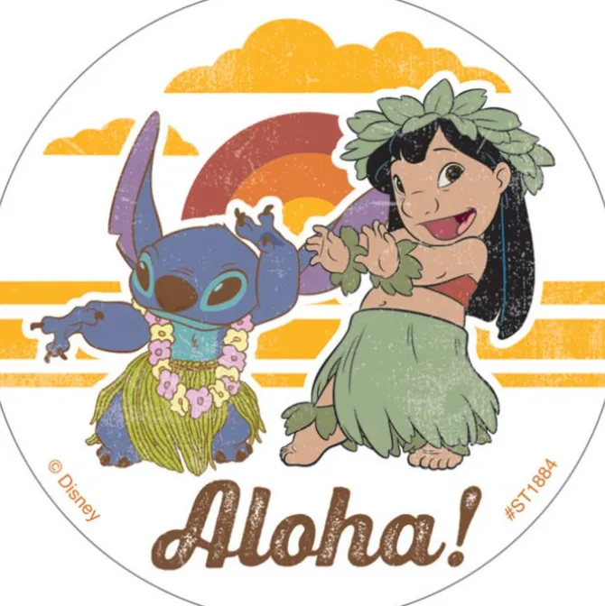 Stitch Aloha Stickers