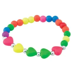 Stretchy Heart Bead Bracelets