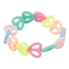 Stretchy Pastel Heart Bracelets