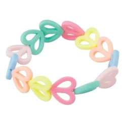 Stretchy Pastel Heart Bracelets