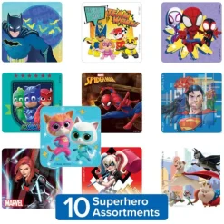 Superhero Sticker Sampler