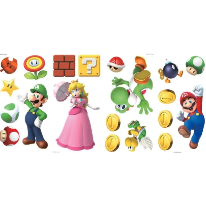 Super Mario Brothers Wall Decals