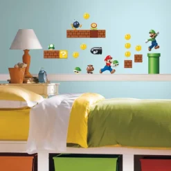 Super Mario Build A Scene Wall Decals